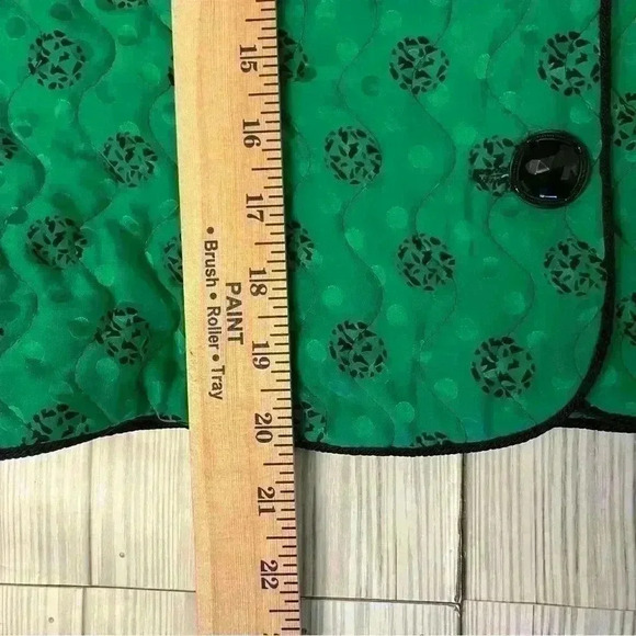 *not for sale* Vintage Gay Boyer Matching Silk Blouse and Quilted Jacket - Picture 10 of 10